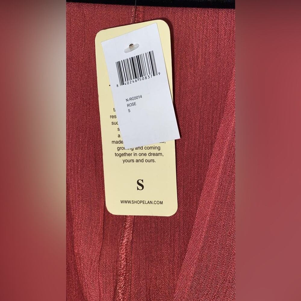 ELAN
Deep V-neck Cover-up Maxi Dress In Rose - Picture 4 of 10